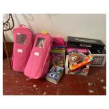 2 American Girl Dolls with Assorted Games