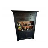 Modern Rustic Hutch - 42” Wide - 65.5” Height