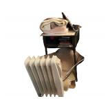 Wood Table 19x13x30 Inches , Lakewood Electric Heater