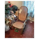 Childs Wicker Rocking Chair