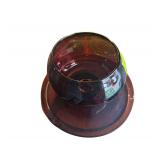 2 Cranberry Glass Pieces