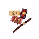 4 Ladies Watches-- Bulova, Caravelle Quartz, Waltham