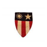 WW2 US China Burma India Theater of Operation Shoulder Sleeve Insignia Patch, a rare and historical piece of military memorabilia.