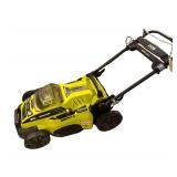 Ryobi 20” Battery Operated Lawnmower - 40v Lithium Battery Powered - Adjustable Height - Battery Not Included