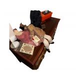 Contents On Too Of Dresser Includes Stuffed Animals- Bowling Ball- Jewelry- photo Frame