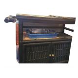 Tea Cart Stand - 44 x 20 x 29 - Contents Included, Bakeware, Sandwich Maker, etc