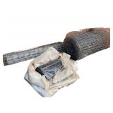 2 Rolls of Wire Fenceing and a Roll of Plastic