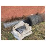 2 Rolls of Wire Fenceing and a Roll of Plastic