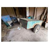 Dump Cart for Riding Mower - 29" x 44" x 11" w/o Hitch