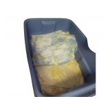 2 Large Bins - Various Sheets and Cloths