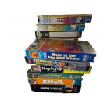 Various VCR Tapes, Tool Box