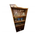 Wooden Hutch 29" x 12" x 72". Contents Included. Must Bring Proper Manpower for Removal