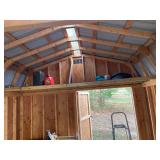 All Items on Rafter Of Shed 5 Innertubes 3 Tow Straps 2 Gas Cans