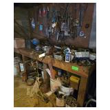 Contents on Top of and Under Workbench