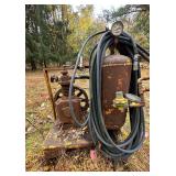 Vintage Gardner Denver Vertical Air Compressor Attachment - 3 Pt. Hitch