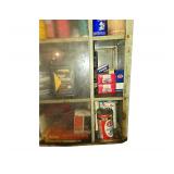 Contents of Wall Cabinet and Items Directly Under Cabinet Including Drum