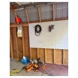 2 Tow Straps an Extension Cord 5 Safety Pins