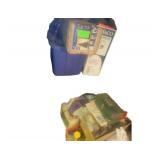 Contents of Corner- Christmas Tree - Cleaners - Antennas & More