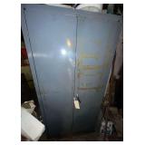 Metal Cabinet 36" x 18" x 72" and Contents