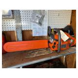 Husqvarna 450 X-Torq Chain Saw with Approx amity 8 Extra Chains