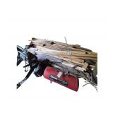 Work Lamp, Scrap Wood, 55 Gallon Drum