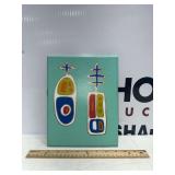 "Modern #1" Interaction Series - Mixed Media on Canvas - 8" x 10"