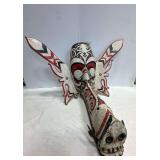 Hudoq Harvest Festival Ceremonial Mask - Dayak People of Indonesia - 30" x 23" x 19"