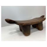 A Senufo Hand Carved Stool fromBurkina Faso or Ivory Coast 21x8x6 Inches