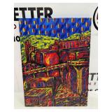 "My Apartment View Above Nyabinghi Dance Hall - Morgantown, WV" - Oil on Canvas - 18" x 24"