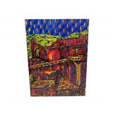 "My Apartment View Above Nyabinghi Dance Hall - Morgantown, WV" - Oil on Canvas - 18" x 24"