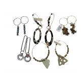 5 Pairs of Custom Made Earrings - Costume Jewelry - Beaded