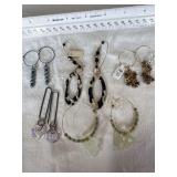 5 Pairs of Custom Made Earrings - Costume Jewelry - Beaded