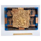 "Myrrh" - 2005 - Mixed Media Sculpture - 24" x 16" x 4" - Light Damage