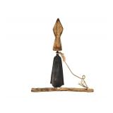 Wooden/ Copper Cow Bell From Camaroon