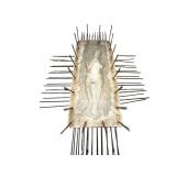 "Title Unknown" - Mixed Media Cement Sculpture - 36" x 29" x 9"