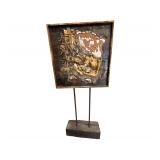 "Title Unknown" - Mixed Media Sculpture - 18 1/2" x 44" x 5"