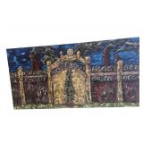 "Smoke Stacks" - Oil on Canvas - 18" x 36"