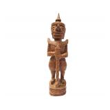 Teak Wood Carved Rakshasa Statue - 21” H.