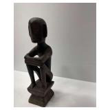 Wood Carved Figure Bulul a Rice Deity of the Ifugao People from the Philippines