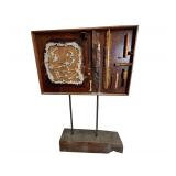 "Title Unknown" - Mixed Media Sculpture - 24 1/2" x 36" x 4"