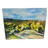 "River in Bedford, PA" - 2016 - Plein Air Oil on Canvas - 20" x 16"