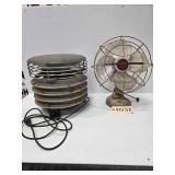 2 - Vintage Westinghouse Electric Fans - 12” X 15” - 13” Diameter