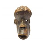 African Wooden Mask - Bassa People of Liberia - 10” H.