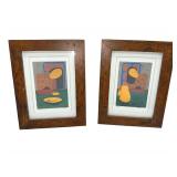 (2) "The Pear" & "Lavender" Giclee Prints - 6 1/2" x 8 1/2"