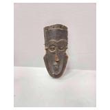 Carved Wooden African Mask - Congo - 14”H.