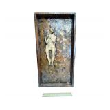 "With You" - Mixed Media Sculpture - 32" x 17" x 3"