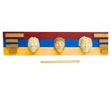 "Wisdom" - 2018 - Mixed Media Sculpture - 9" x 39" x 3"