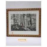 The Sacred Grove Framed/Matted Print 22”X 18”.5 - Signed By Missionary Elder Beyer