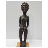 Baule Female African Wodden Statue - 21”H.