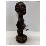 Hand Carved Wooden Statue from the Luba and Hemba Tribes of the Democratic Republic of Congo